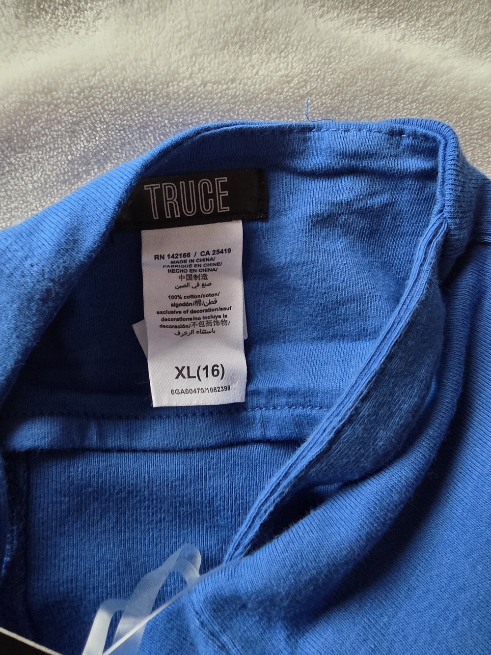 True Kids’ Cobalt Blue Ribbed Button-Front Tank - Picture 6 of 6